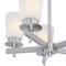 Westinghouse Chandelier 60W 5-Light Reynaldo, Brushed Nickel Frosted Glass 6128800 - alternate 7